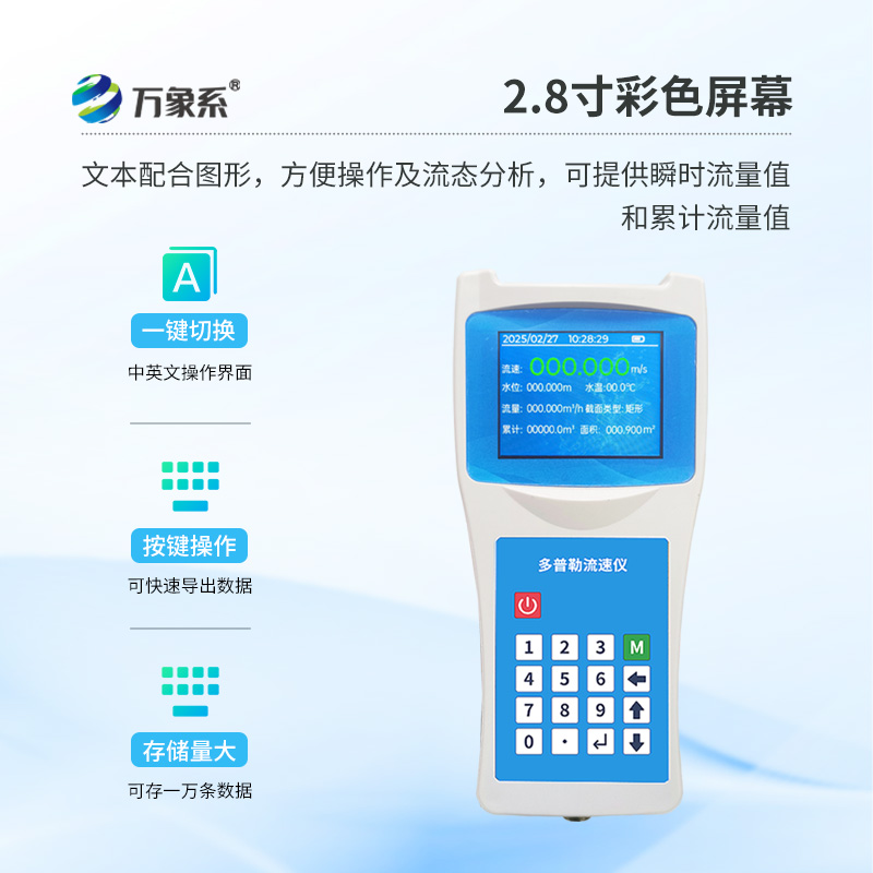 流速流量測量的好幫手，超聲波多普勒流速儀！